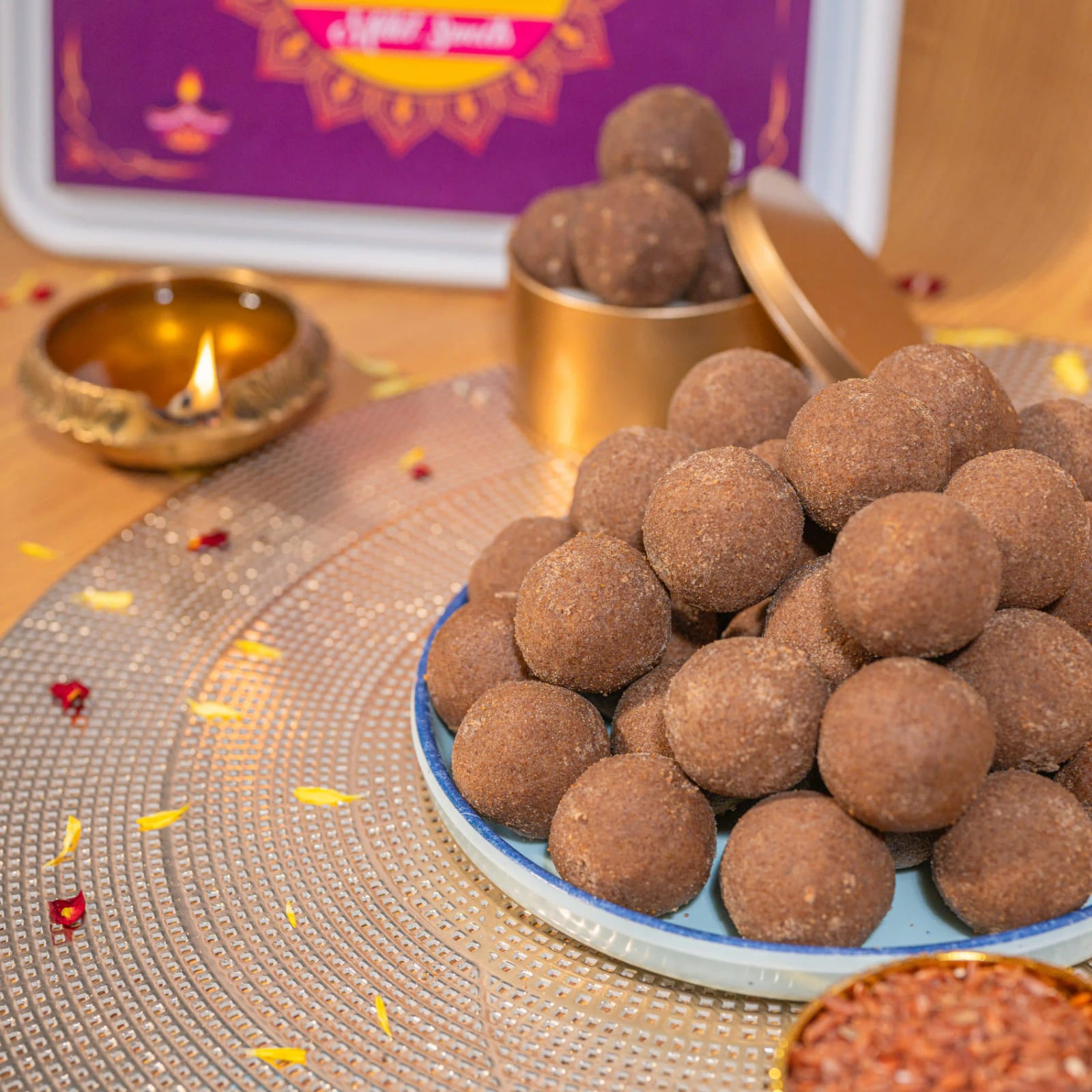 Mapillaisamba  Laddu(மாப்பிள்ளைச்சம்பா லட்டு)